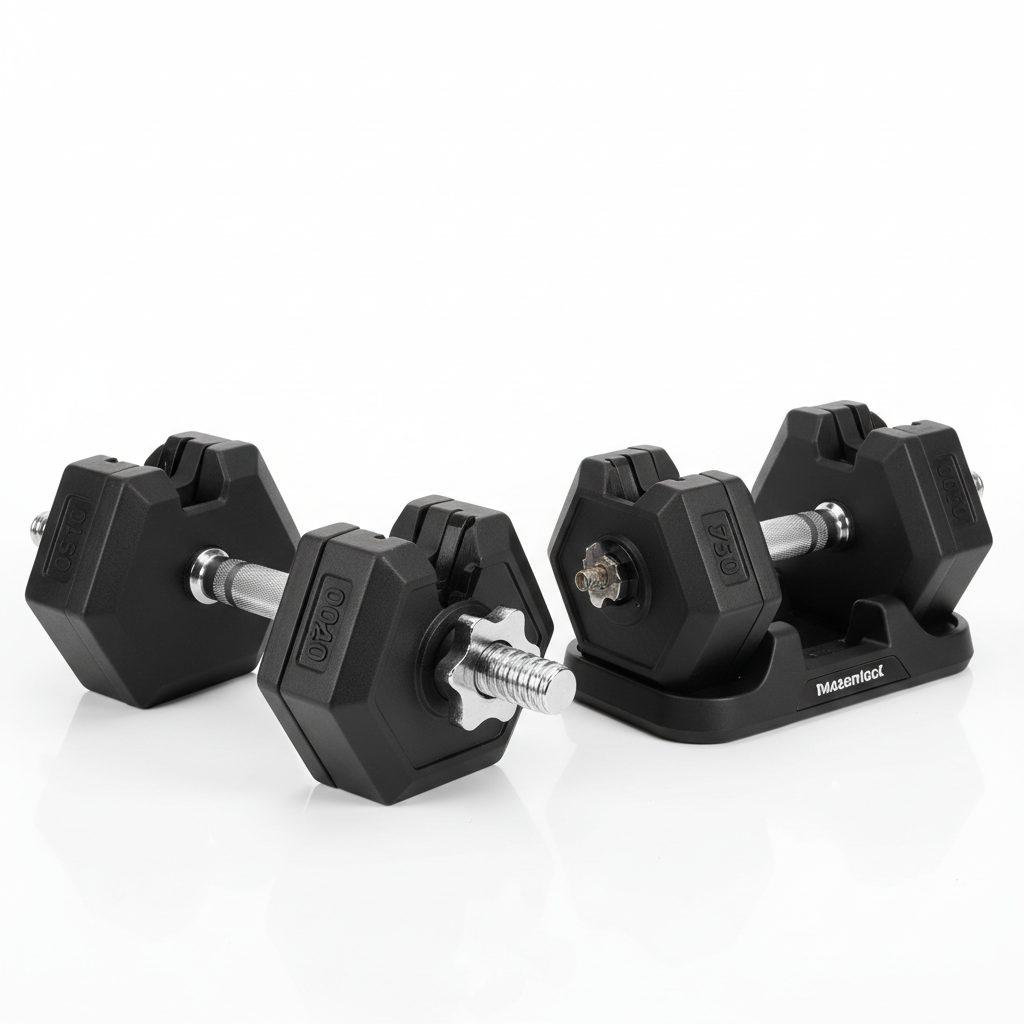 Adjustable Hex Dumbbell Set