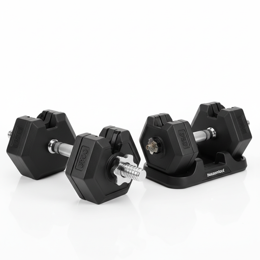 Adjustable Hex Dumbbell Set